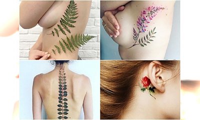 Przepiękne tatuaże w kolorze z motywem natury - cudowne inspiracje