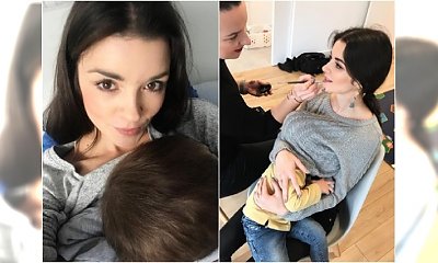 Żona Andrzeja Sołtysika karmi 2-letniego syna piersią. "Zawsze zachęcam koleżanki do karmienia naturalnego"