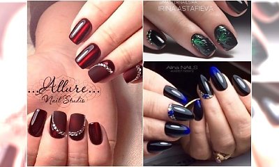 Ciemny manicure powraca jesienią! Podsuwamy pomysły na hybrydy w eleganckich, głębokich odcieniach