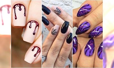 Paznokcie na Halloween - makabreskowe wzory na paznokcie [DUŻA GALERIA]