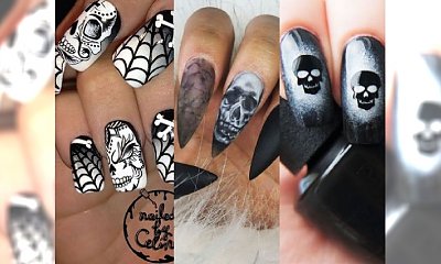 Manicure z trupimi czaszkami. Propozycja tylko dla odważnych na Halloween 2017