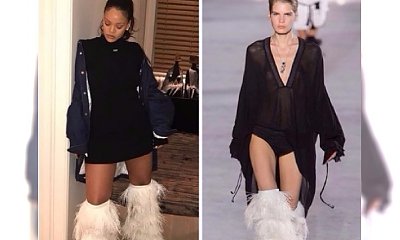 Yeti boots zapowiadają się na modowy hit zimy! Włochate kozaki lansuje już Rihanna