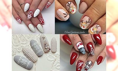 16 pomysłów na świąteczny manicure. Tak uroczych wzorków jeszcze nie widziałaś