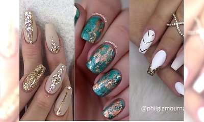 Manicure 2017: paznokcie ze złotymi zdobieniami. Eleganckie i fantazyjne