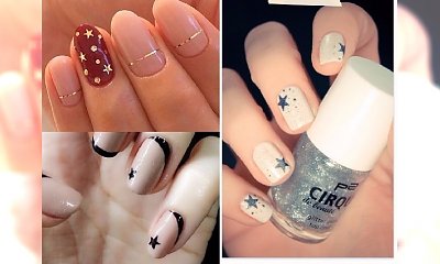 Manicure 2017: manicure z gwiazdką. Małe zdobienie, a cieszy