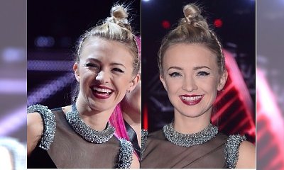 Barbara Kurdej-Szatan coraz odważniejsza! Na finał "The Voice" założyła sukienkę z PRZEŚWITUJĄCYMI wstawkami na PIERSI