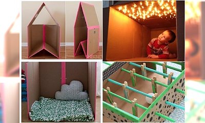 Genialne pomysły na zabawki, które zrobisz ze zwykłego kartonu - Twoje dziecko będzie zachwycone!