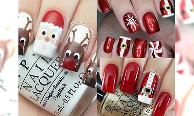Przepiękne propozycje na mikołajkowy manicure! Najlepsze inspiracje z sieci