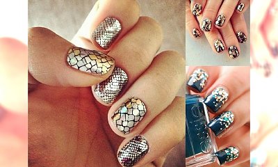 Inspiracje manicure na Sylwestra 2017/18 - TOP galeria, która Cię nie zawiedzie