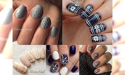 Sweterkowy manicure - śliczne propozycje na Boże Narodzenie