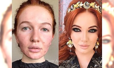 15 niebywałych metamorfoz dokonanych za pomocą makijażu - zdjęcia przed i po