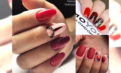 Najlepsze pomysły na czerwony manicure, który nigdy nie wyjdzie z mody - galeria