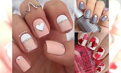 Manicure z motywem serca - idealny na walentynki i nie tylko!