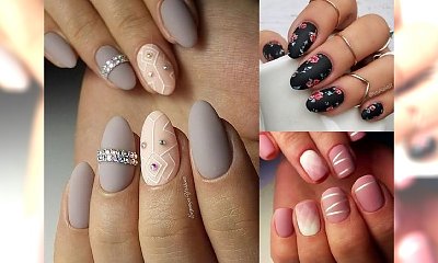 Matowy manicure 2018 - najlepsze pomysły na modne zdobienia