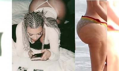 Kim Kardashian znów odsłoniła WSZYSTKO! Internauci: "Ale masz cellulit, operacje i Photoshop nie pomogły?"