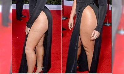 Gwiazdka pokazała się w takiej sukni! "Niech żyje cellulit!". Hot or not?