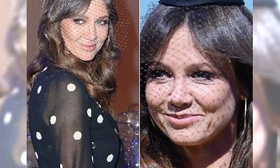 Kinga Rusin w sukience w grochy, ale co ona ma na głowie?
