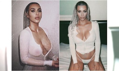 Kim Kardashian pokazała NAGI BIUST! Teraz to już naprawdę się z niczym nie kryła