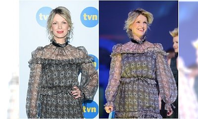 Ciężarna Magda Mołek pokazała JUŻ SPORY BRZUSZEK na prezentacji ramówki TVN. Niedługo urodzi?