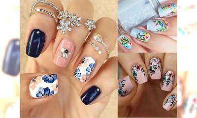 Floral manicure - 20 unikalnych pomysłów na śliczne zdobienia