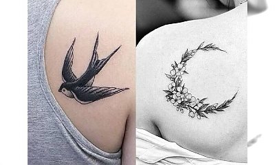 Tatuaż na łopatce - 22 modne pomysły dla dziewczyn