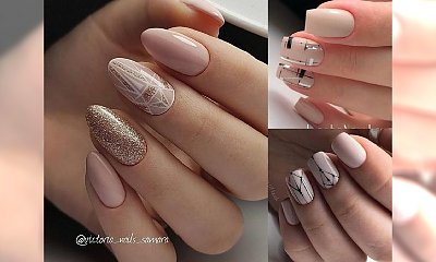 Wiosenny nude manicure - 20 najpiękniejszych pomysłów na stylizacje paznokci
