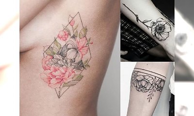 Tatuaże z motywem kwiatów - delikatne, dziewczęce i uwodzicielskie wzory