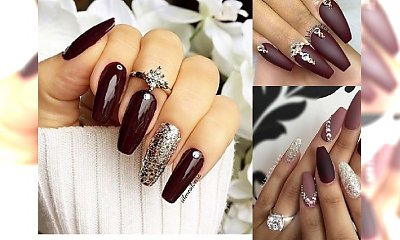 Burgundowy manicure - ociepl swój look w mroźne dni!