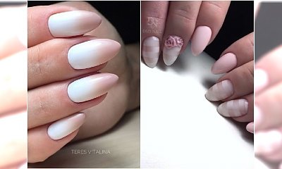 Wiosenny trend w manicure: pastelowy róż. Wypróbujcie delikatne ombre, alu flakes i efekt perły