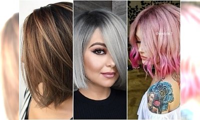 Modne fryzury średnie 2018 - najpiękniejsze cięcia na nowy sezon