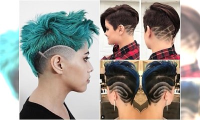 Krótkie fryzury z wzorkami - te cięcia są hitem Instagrama!