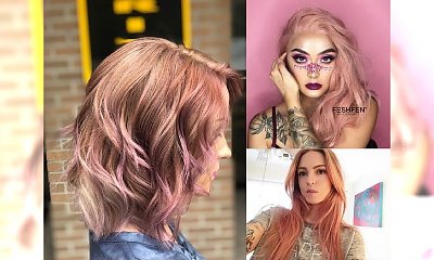 Rose gold - piękna koloryzacja dla blondynek i brunetek
