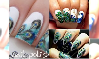 Manicure 2018: Genialny trend na wiosnę - manicure z pawim oczkiem