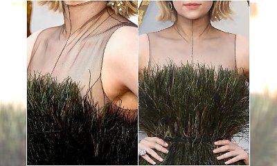 Czy to najgorsza kreacja Oscarów 2018? Aktorka przyszła w luksusowej sukience z... trawy