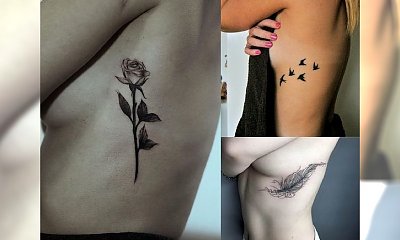 Tatuaż w okolicy żeber - ultrakobiece wzory, którym ciężko się oprzeć