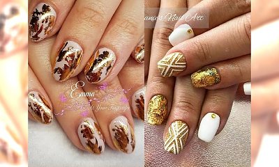 Manicure, który nie przestanie zachwycać: top 25 pomysłów na paznokcie ze złotymi zdobieniami