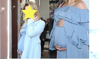 Ciężarna gwiazda pokazała brzuszek! Poród zbliża się wielkimi krokami