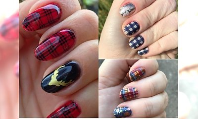 Manicure 2018: Paznokcie wyglądające jak... pled w kratę to hit Internetu! Hot or not?