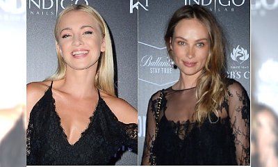 Barbara Kurdej-Szatan i Weronika Książkiewicz w seksownych czarnych koronkach. Która lepiej?
