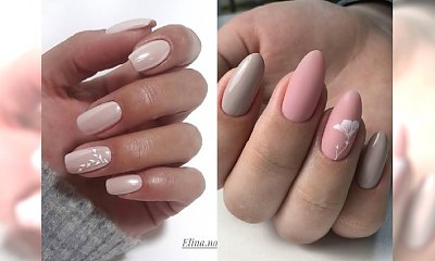 TREND! Naturalny manicure. Spróbujcie kolory nude, perłowe wykończenie i french z kwiatami!