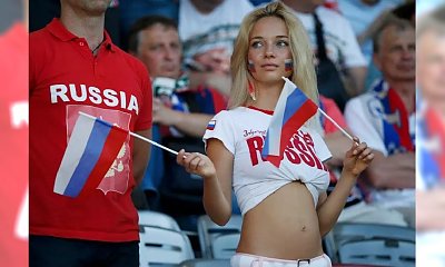 Rosjanie pękali z dumy, gdy okrzyknięto ją "najpiękniejszą kibicką mistrzostw". Teraz się jej wstydzą!