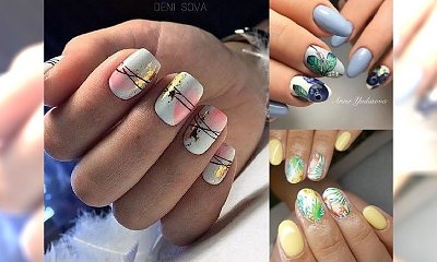 Letni manicure, jak z najlepszych salonów - śliczne i modne zdobienia
