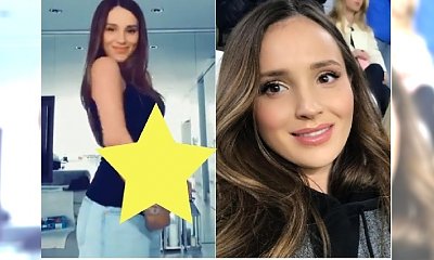 Marina Łuczenko tańczy w ciąży i pokazuje brzuch. Fani: Z tyłu nie widać nawet, że jesteś w ciąży!