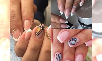 Manicure 2018: French glamour manicure idealny na ślub! Zobacz propozycje dla panny młodej