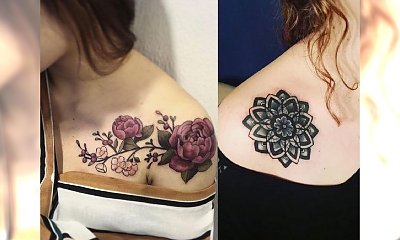 Tatuaż na kości obojczykowej i łopatce - modne wzory dla dziewczyn