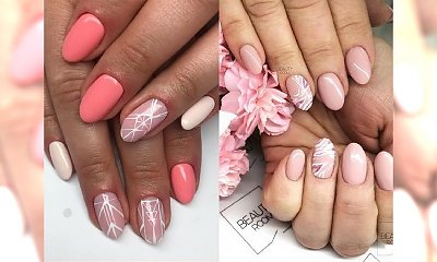 Kobiecy manicure w modnych odcieniach różu - malinowy, koralowy, pudrowy i inne