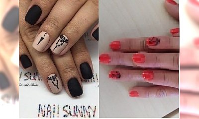 WPADKA MANICURZYSTKI. To miał być orientalny wzorek, a wyszedł "PENIS" na paznokciach