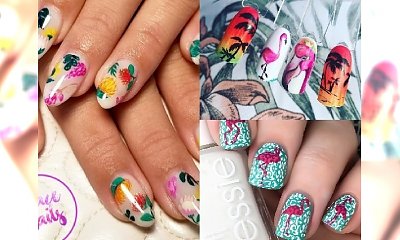 TROPICAL NAILS idealne na wakacje. Zobacz najpiękniejsze propozycje