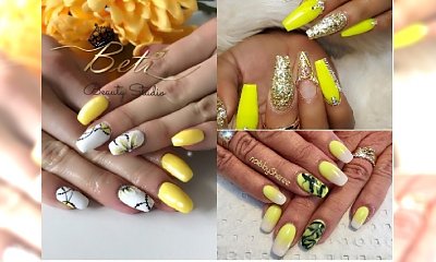Manicure 2018: Żółty to kolor słońca i lata! Zobacz najciekawsze propozycje na żółty manicure