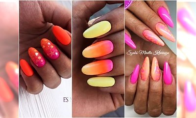 Neonowe ombre na paznokciach - gorący trend w letnim manicure. Zakochacie się w tych kolorach!